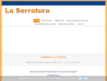 Tablet Screenshot of la-serratura.it